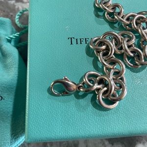 Tiffany & Co 925 Solid Silver Chain Link Bracelet